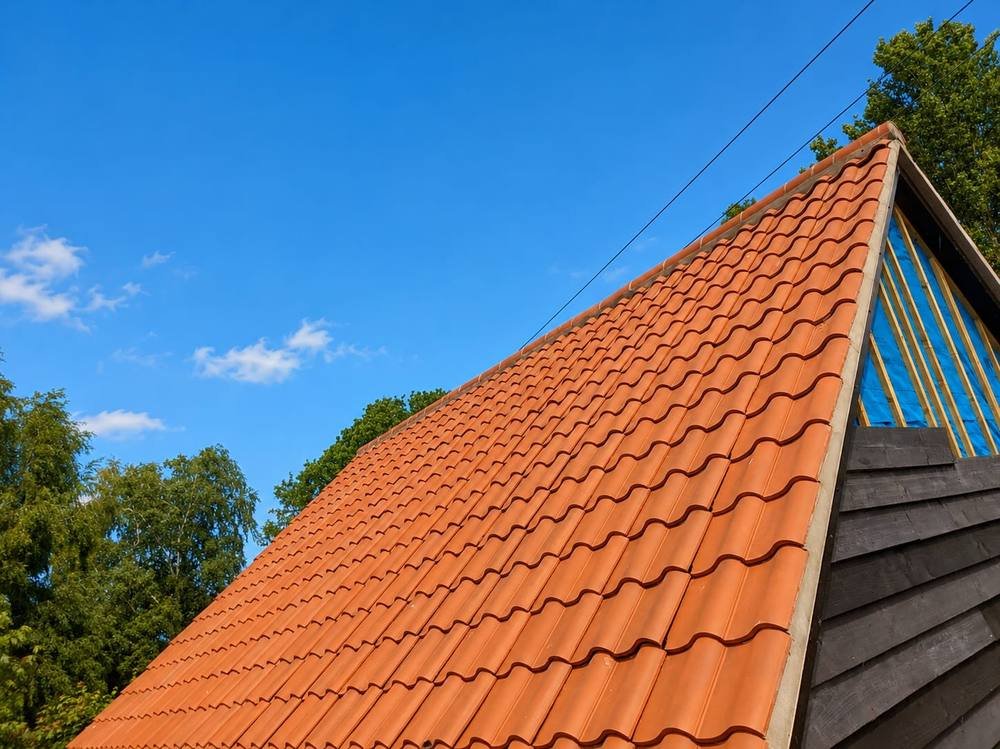 New garage roof build